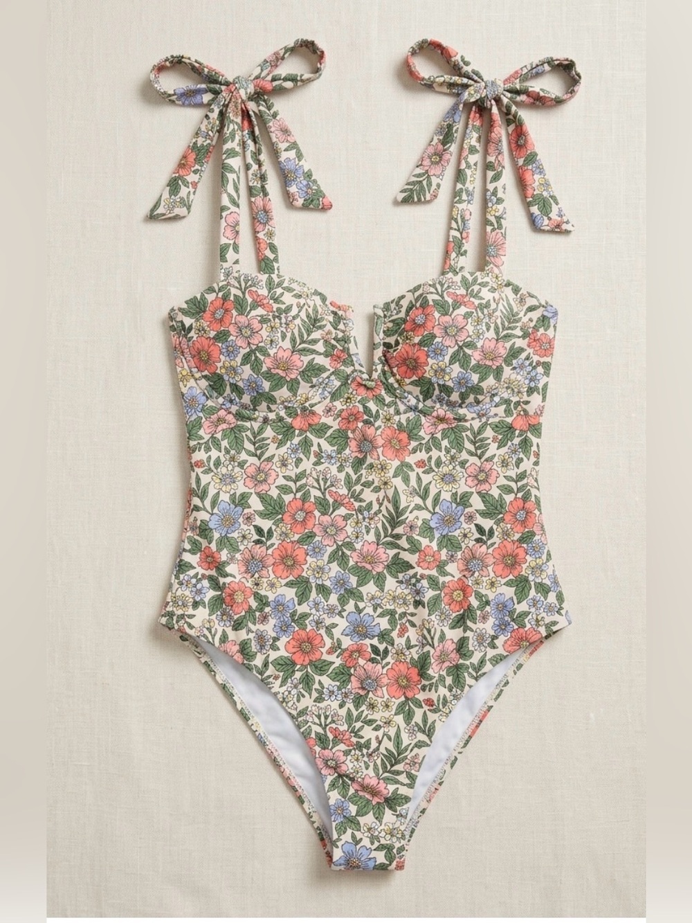 Floral Womens Swimsuit one piece NWOT